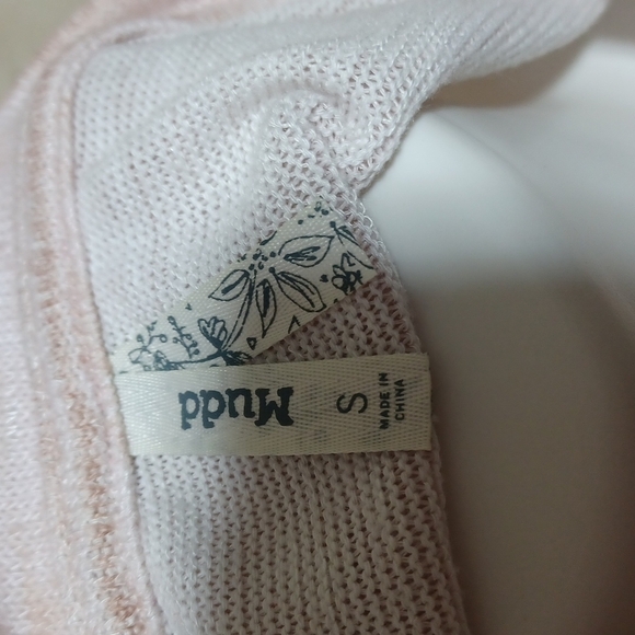 Mudd longed sleeved top size small draw string waist band - Picture 7 of 9